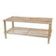 thumbnail image 3 of Zapatero Organizador De Madera 2 Niveles Café Claro Rectangular, 3 of 3
