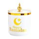 thumbnail image 4 of Decoración Del Frasco De Dulces De Ramadán Organizador De Encimera Resuable Candy Serving Jar Tower White, 4 of 5