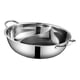 thumbnail image 1 of Olla Caliente De Acero Inoxidable, Utensilios De Cocina Gruesos Para Viaje, Picnic, Camping, 28cm Con Divisor, 1 of 5