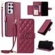 thumbnail image 5 of Funda tipo billetera FOXDOCK para Samsung Galaxy S21 Ultra – Tapa abatible con correa para mujer, 5 of 5