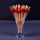 thumbnail image 4 of 100 palillos de cóctel hechos a mano de bambú natural, ecológicos, para aperitivos, frutas y postres., 4 of 8