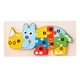 thumbnail image 1 of Rompecabezas De Números De Animales De Madera Rompecabezas De Madera Juguete De Animales Para Niños En Edad Preescolar Rinoceronte, 1 of 5