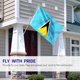 thumbnail image 2 of Bandera Anley Fly Breeze Santa Lucía, 90 x 150 cm, poliéster, 2 of 5