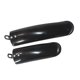 thumbnail image 2 of 2 Uds Guardabarros De Bicicleta Plegable Guardabarros Delantero Trasero Piezas De Ciclismo Negro 14 Pulgadas, 2 of 5