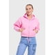 thumbnail image 2 of Polerón Mujer Crop Rosado, 2 of 4