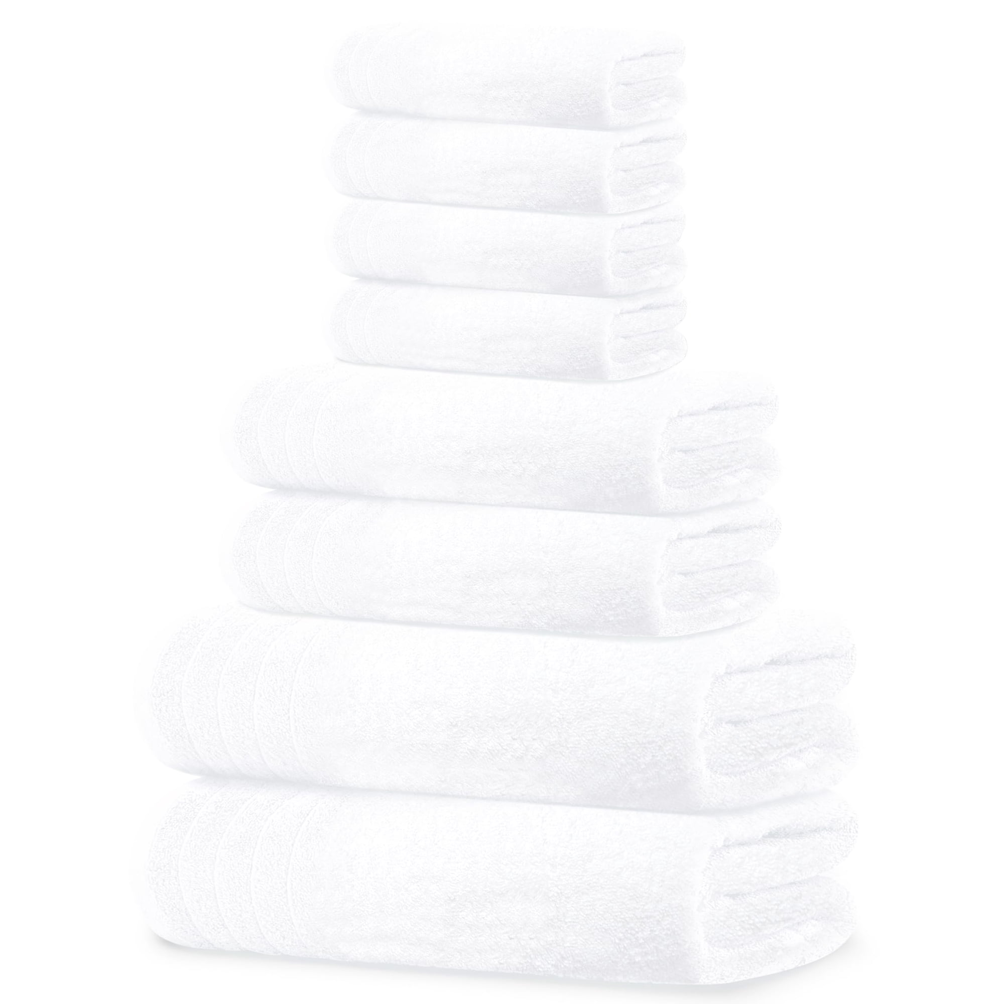 Tens Towels - Juego De Toallas Tens, Paquete De 8 Toallas, 100% Algodón, Para Baño