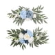 thumbnail image 4 of Paquete de 2 flores de seda, arco de boda, flores, puerta, telón de fondo floral, guirnalda de flores artificiales para fiesta, escenario, actuación, Azul, 4 of 5