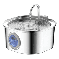 Bienok - Bebedero Automático Gatos Perros Fuente Agua 3.2L Inox