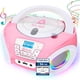 thumbnail image 1 of Reproductor Cd Portatil Candy Kids Boombox Rgb Fm Usb, 1 of 3