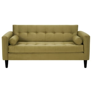Bodevir - Sofa Retro 3C Felpa 00 Verde Musgo