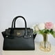 thumbnail image 1 of Cartera Michael Kors Carmen Medium Faux Leather Belted Satchel Negra, 1 of 2