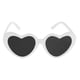 thumbnail image 1 of Par de gafas de sol con montura de corazón para mu?ecas americanas de 18 '' blancas, 1 of 3