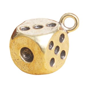 Magideal - Llavero De Dados De Latón Llavero Colgantes Estatua Llavero De Metal Vintage Llaveros Para La Fabricación De Joyas Llavero Punk Adornos Colgante De