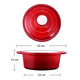 thumbnail image 3 of Olla Hierro Redonda 31.5x25x12 Cm Roja, 3 of 3