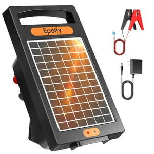 Cargador Solar Eléctrico Para Vallas Epoify, Alcance De 10 Millas, 24 Horas