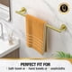 thumbnail image 5 of Toallero De 50 Cm De Acero Inoxidable Sus304 Color Dorado, 5 of 7