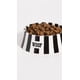 thumbnail image 3 of Plato para Mascotas Jonathan Adler Vice Woof Blanco y Negro, 3 of 4