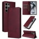 thumbnail image 5 of Funda Cartera para Samsung Galaxy S25 Ultra con Ranuras Tarjetas y Soporte - Protección Completa Rojo, 5 of 5