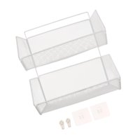 Bothyi - Cesta Colgante De Pared Cestas De Pared Organizadores De Cocina Para Armarios De Despensa Gabinetes De Doble Capa Grande