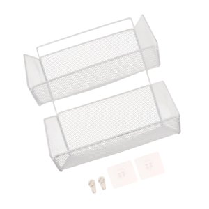 Bothyi - Cesta Colgante De Pared Cestas De Pared Organizadores De Cocina Para Armarios De Despensa Gabinetes De Doble Capa Grande