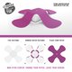 thumbnail image 4 of Parche CGM NOT JUST A PATCH - Pack de 20 (Morado), 4 of 6