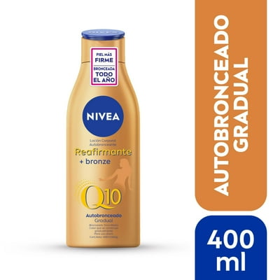 Loción Corporal Q10 Reafirmante + Autobronceante 400 Ml Nivea