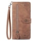 thumbnail image 2 of Para Motorola Moto G 2025 / G 2026 / G Paly 2026 Funda de 6.7 Pulgadas, Billetera para Mujer Hombres, Duradera de Cuero PU Magnética con Tapa, Correa de Cordón, Correa de Muñeca con Cierre,, 2 of 10