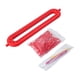 thumbnail image 1 of Telar de Tejer, Máquina de Ganchillo, Juego de Máquinas Herramienta de Bricolaje, Herramientas de Tejer, Herramientas de Costura para Amantes del Teje Rojo, 1 of 5