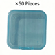 thumbnail image 1 of suxuMhao Cajas de Almacenamiento de Plástico Transparente Mini Cuadradas Azul Oscuro con Tapas 2.17x2.17x0.78 Inch Contenedores de Almacenamiento de Cuentas Pequeñas Cajas Organizadoras de Plástico, 1 of 4