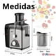thumbnail image 3 of Extractor Exprimidor de Jugos Eléctrico 1000W de Potencia Frutas y Verduras, 3 of 10