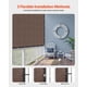 thumbnail image 5 of Tela parasol VEVOR 90% 140 GSM HDPE 2,4 x 3,6 m, color marrón, 5 of 9