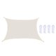 thumbnail image 3 of Bloque UV Para Vela Sun Shade 2x3m Para Patio Bloque UV Para Instalación Exterior Blanco, 3 of 5