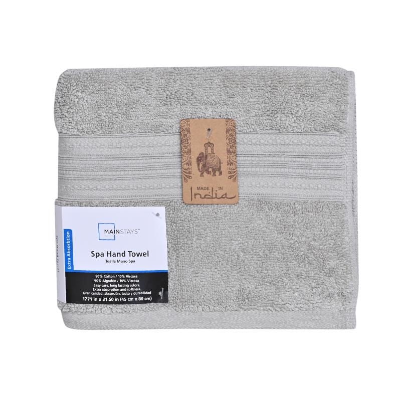 Mainstays - Toalla Mano Spa Gris