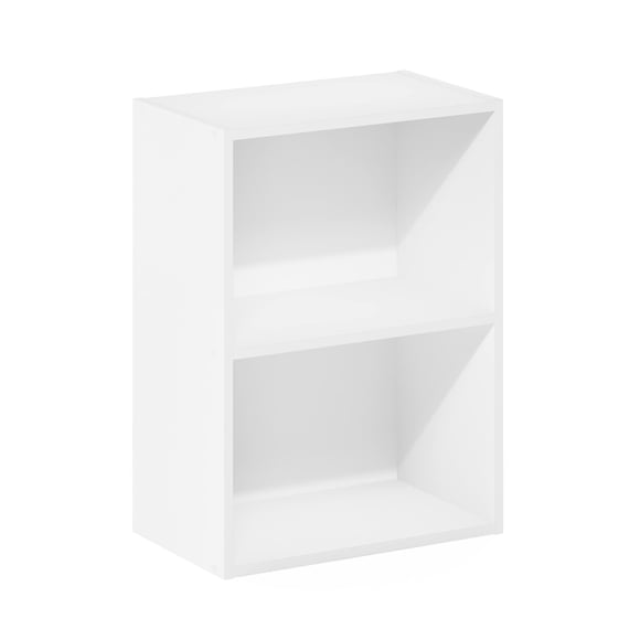 Librería Furinno Luder de 2 niveles, blanca