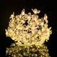 thumbnail image 3 of Luces solares navideñas, 12 m, 100 LED, luces de cerezo para jardín, boda, fiesta, patio, 3 of 6