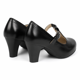 thumbnail image 4 of Zapato Cueca Mujer Negro Matte, 4 of 9