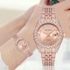thumbnail image 2 of Reloj de Cuarzo Redondo con Pedrería, Caja de Aleación con Puntero, Correa de Acero Inoxidable, Reloj de Pulsera Impermeable, Accesorio Elegante Diario para Hombre y Mujeres, 2 of 8