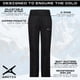 thumbnail image 4 of Pantalones de nieve Arctix Insulated para mujer, negros, talla 2X, cortos, 4 of 6