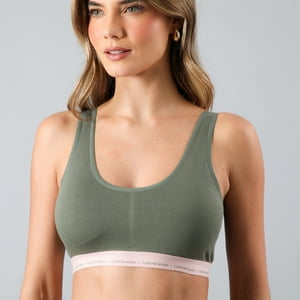 Peto Algodon Logo Flores Mujer 25500-235