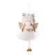 thumbnail image 3 of Adorno Colgante Para árbol De Navidad Con Forma De Muñeco De ángel Para Chimenea De Salón, Color Blanco, 3 of 5