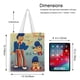 thumbnail image 5 of Cartera de Tela Desmarcar Wally Darling Welcome Home 38x45cm, 5 of 6