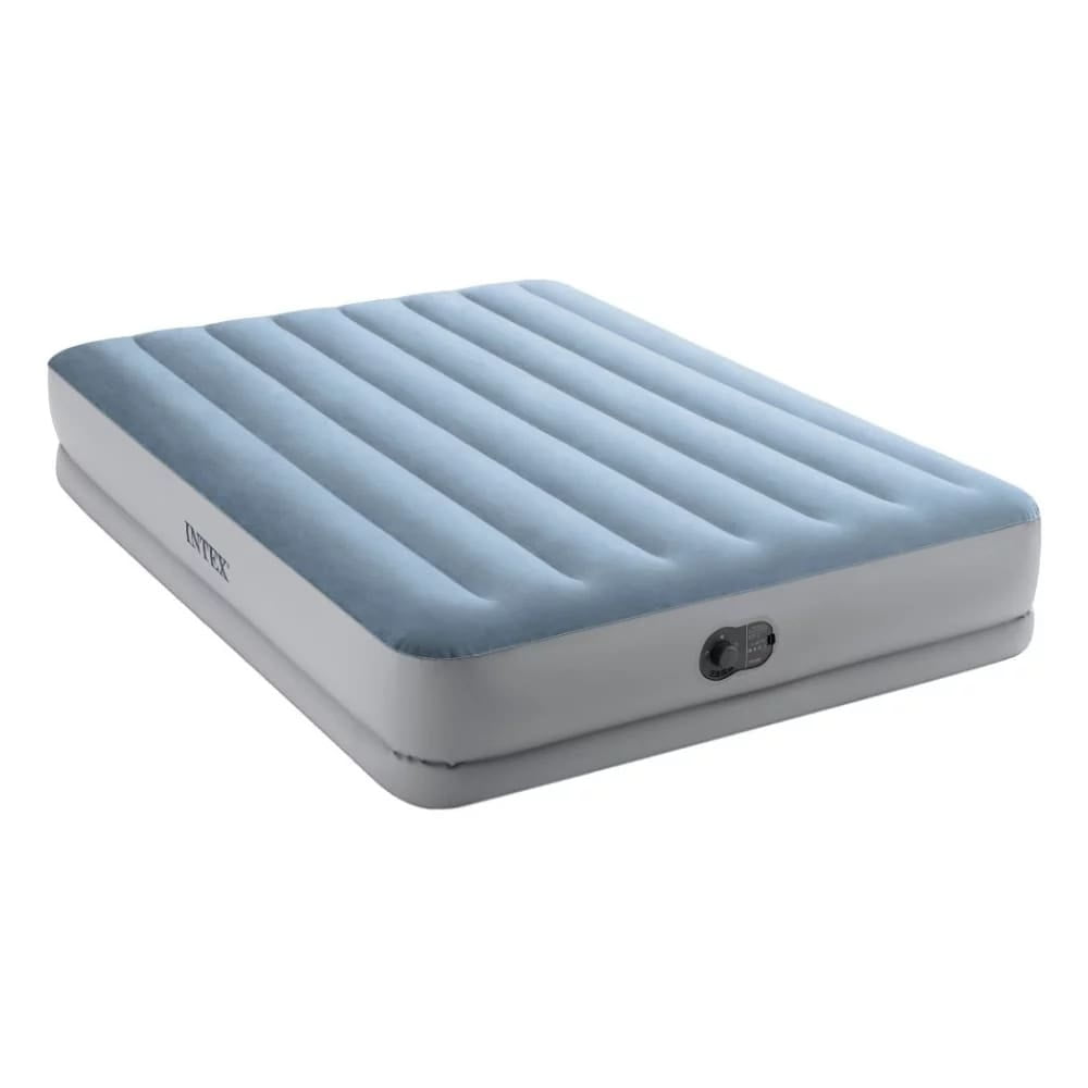 Intex - Colchón Inflable Eléctrico Usb 2 Plazas 152x203x36 Cm