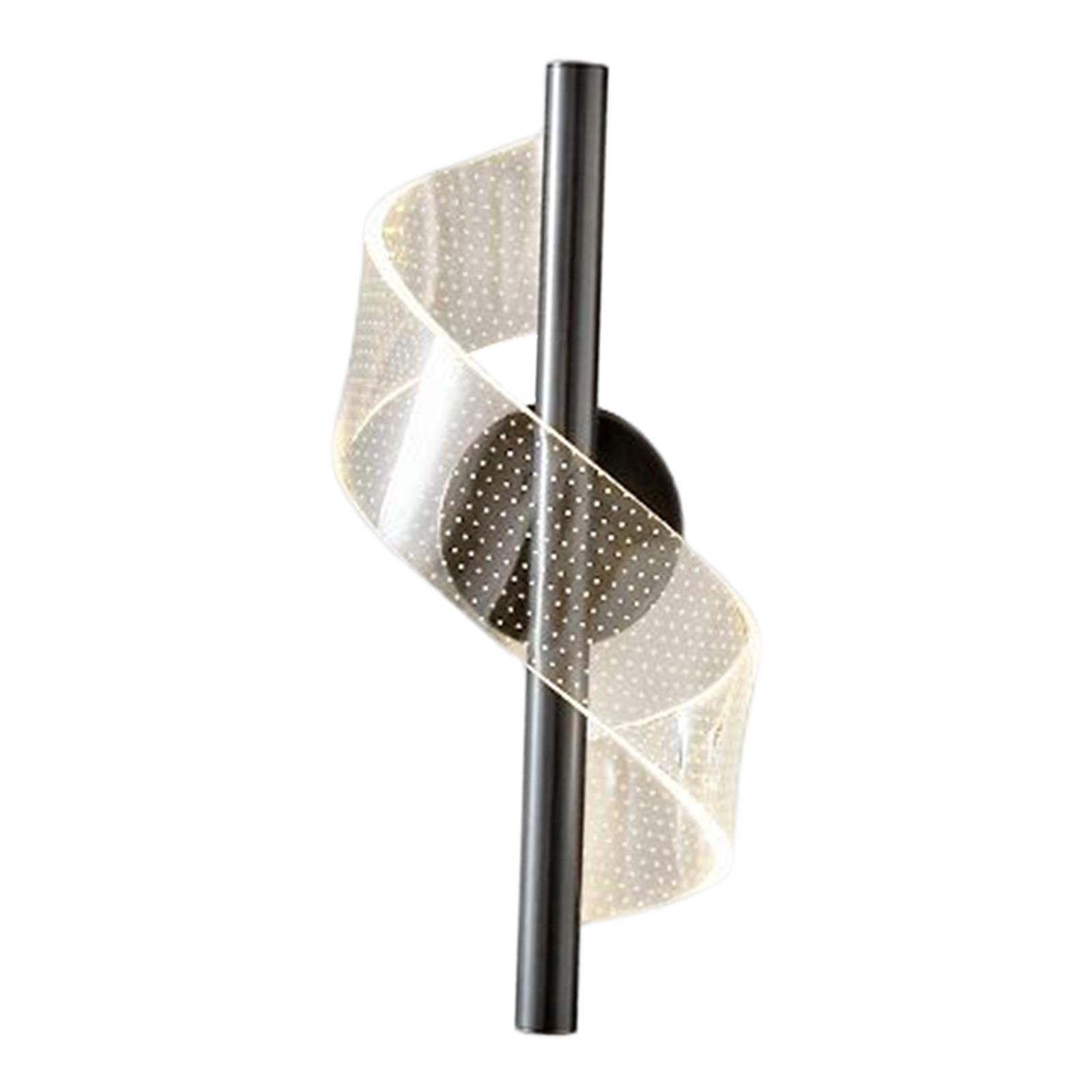 Ioensy - Lámpara Montada Pasillo Loft Balcón Baño Escaleras Decoración Negro