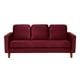 thumbnail image 1 of Sofa Venecia 3C Tela Velvet Burdeo, 1 of 2