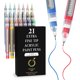 thumbnail image 1 of Rotuladores de Pintura Pinturale Arts Pack de 21 unidades con punta extra fina de 0,5 mm, 1 of 6