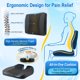 thumbnail image 4 of Cojín de asiento para coche Lofty Aim + juego de soporte lumbar, 4 of 9