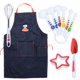thumbnail image 1 of Kit de chef de mezclilla de 11 piezas para niños Curious Chef, 1 of 6