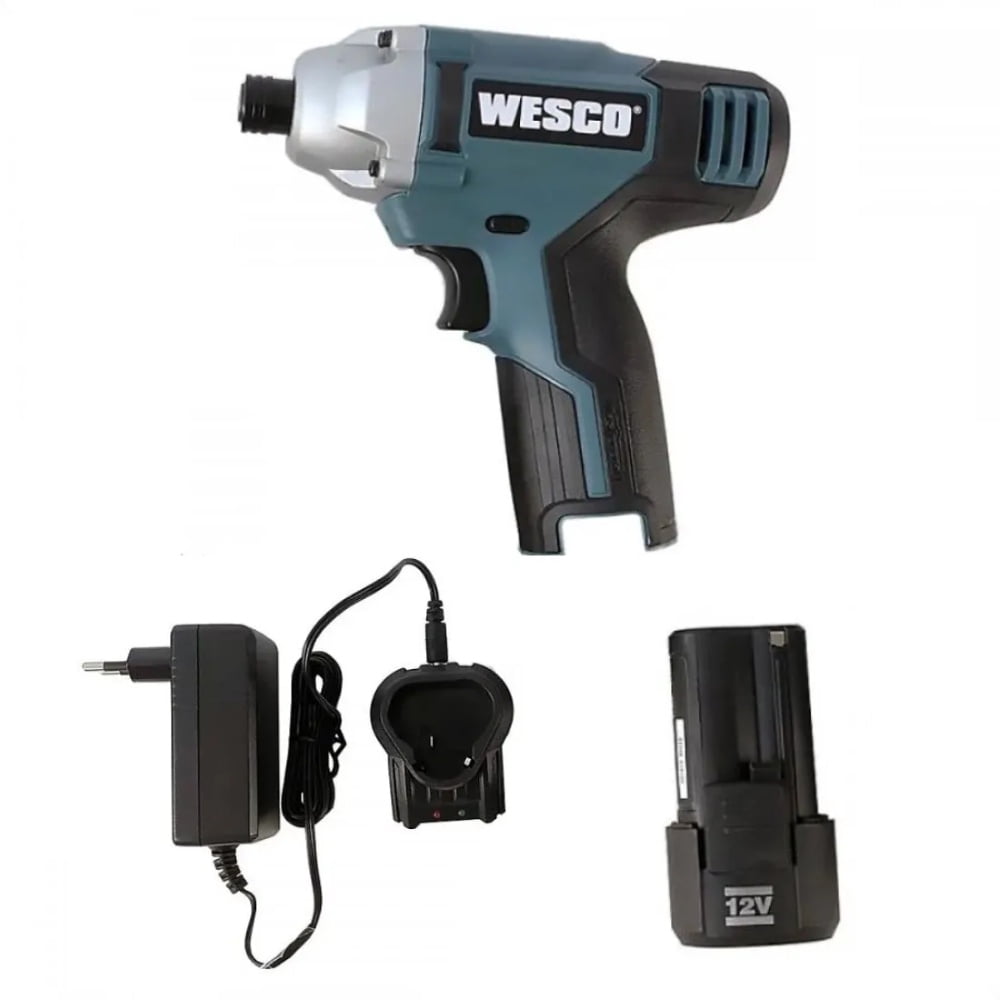 Wesco - Atornillador Inalámbrico De Impacto + 2 Baterías + Cargador Ws2530k2