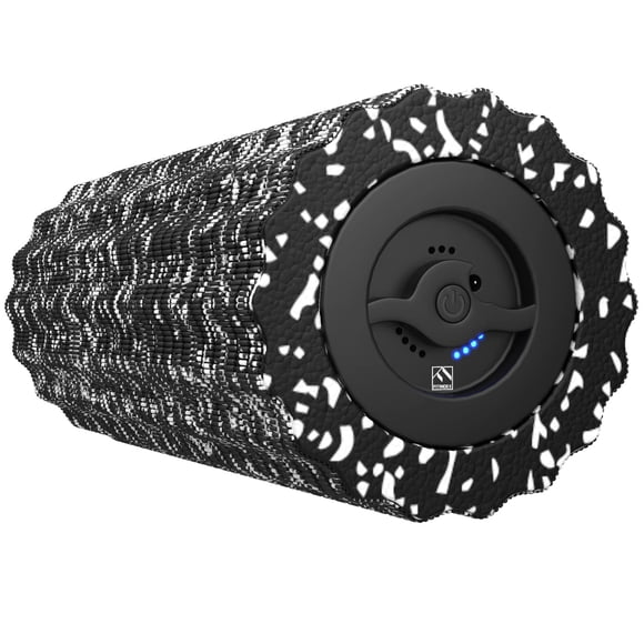 Rodillo de espuma vibratorio FITINDEX para tejido muscular profundo negro
