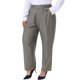 thumbnail image 4 of Agnes Orinda Pantalones Casuales de Negocios Rectos de Talla Grande para Mujer con Bolsillo 3X Marrón Claro, 4 of 6